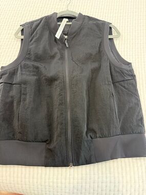 lululemon athletica Black Quilted Bomber Vest